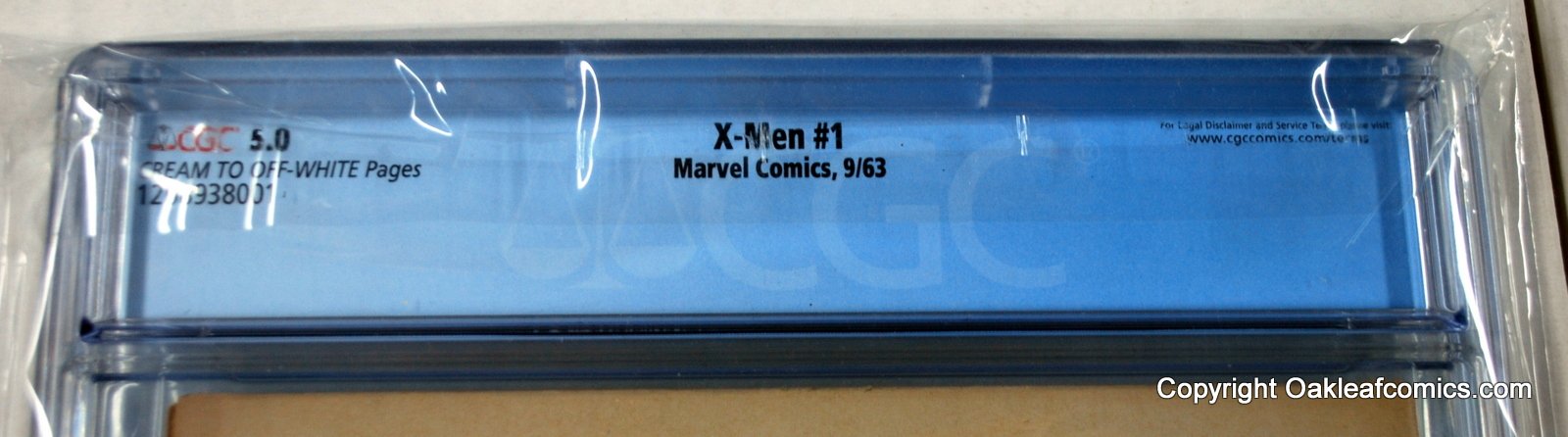 X-Men 1 CGC 5.0 Cream OW Pages 1963 Marvel comic 1st App!