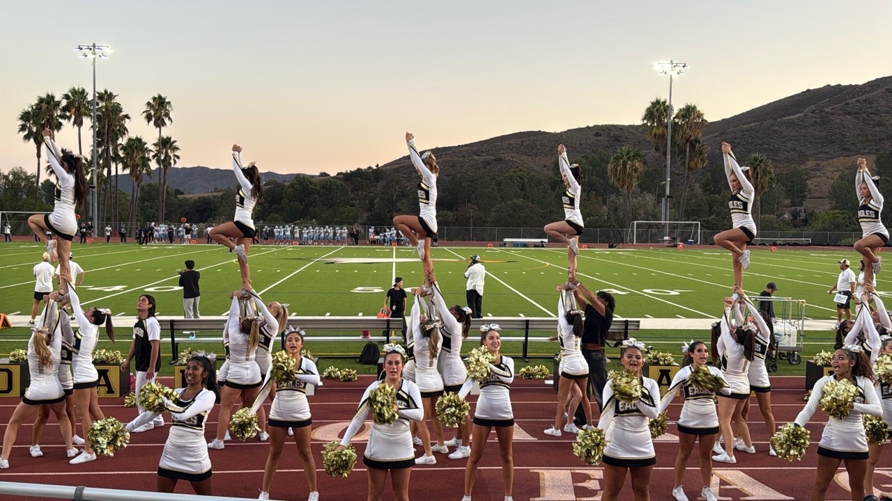Cheer performs one of their routines.
(Tiffany Maas/OPHS Cheer Parent)