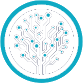 Oaktree Electronics logo featuring a circuit-style oak tree symbol