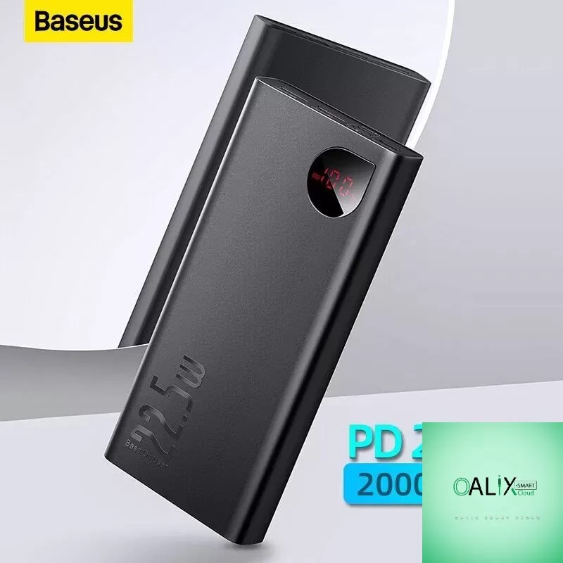 BASEUS ADAMAN DIGITAL DISPLAY QUICK CHARGE POWER BANK 20000MAH 22.5W