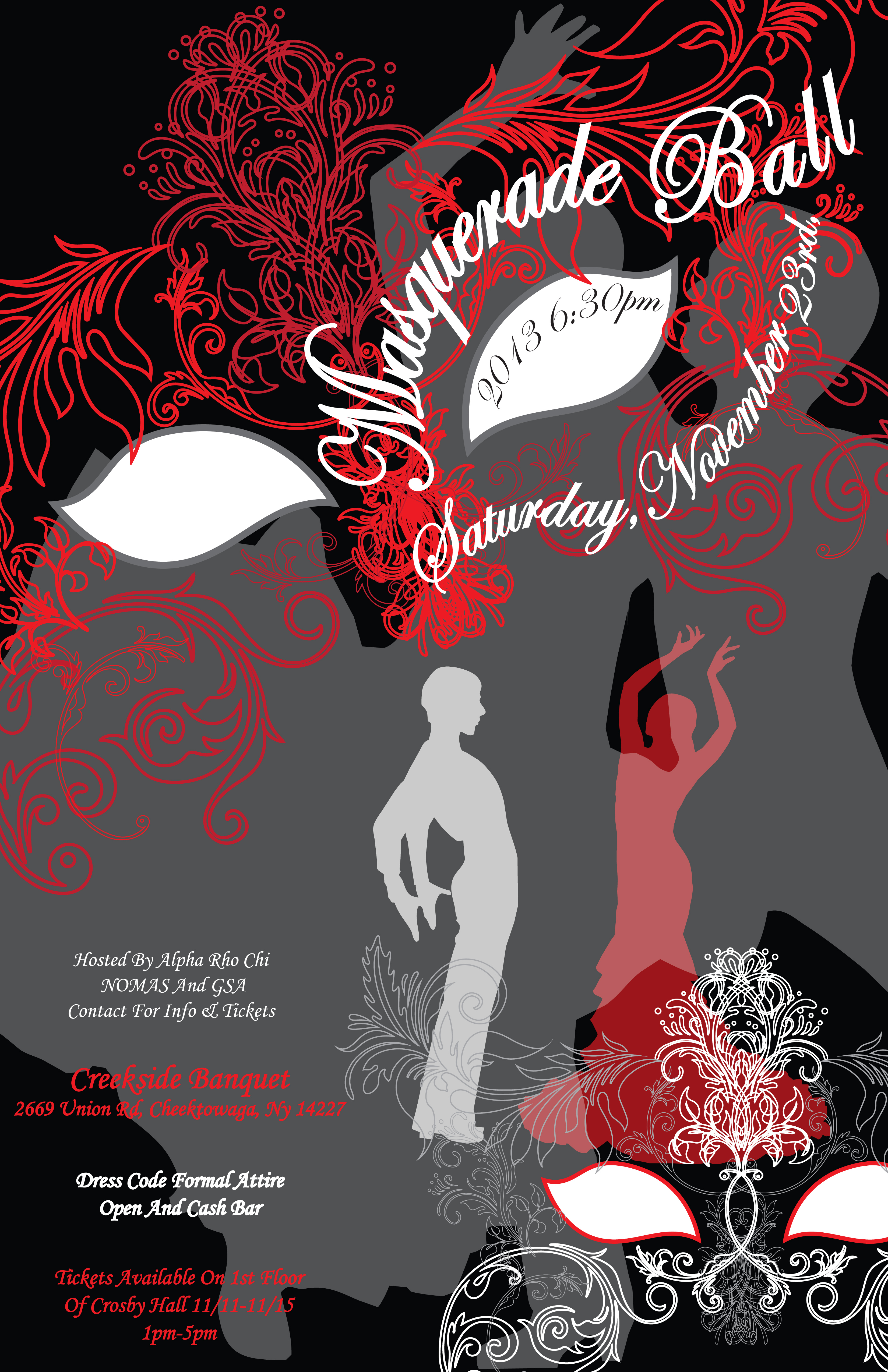 Poster redesign of local fraternity event