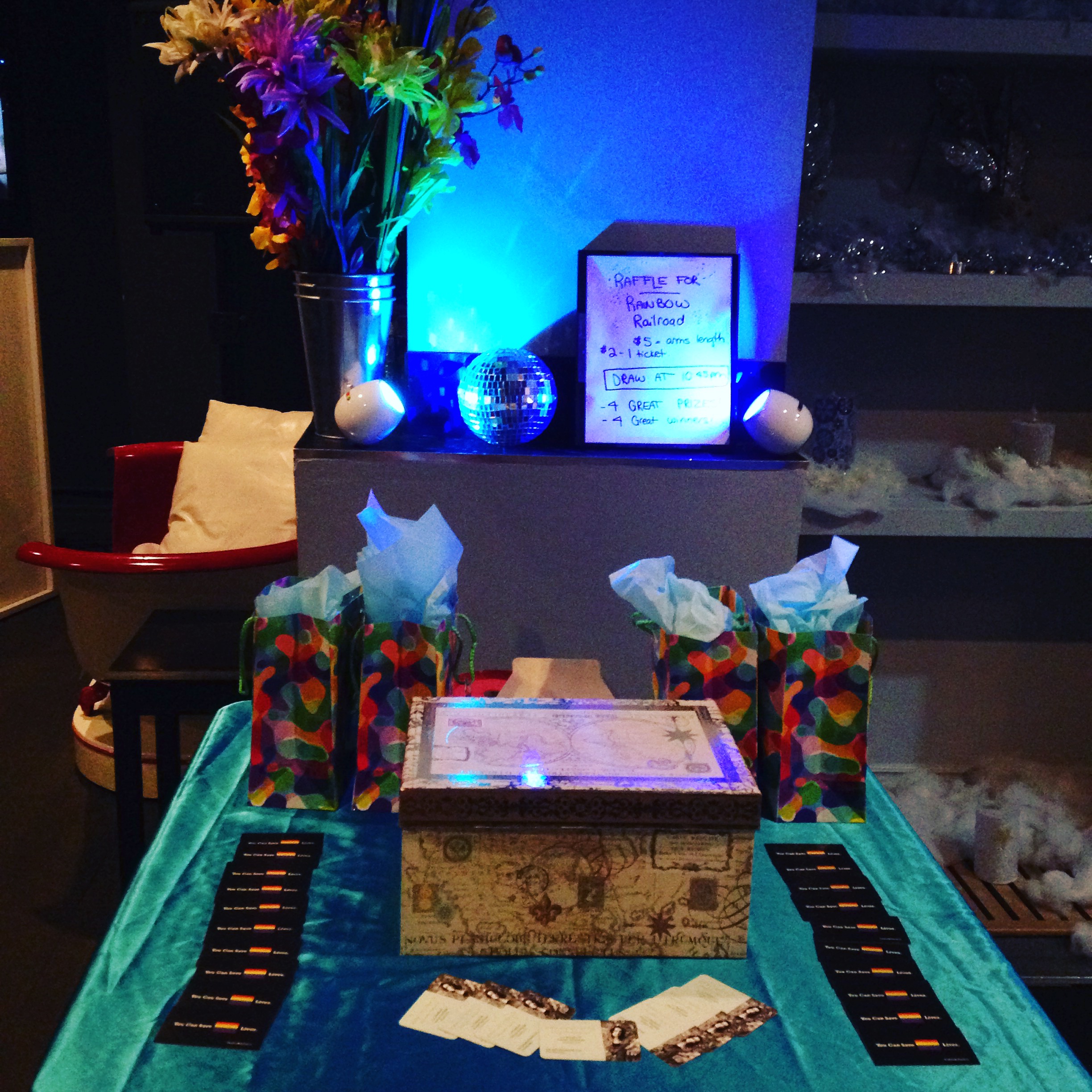 Fundraiser for Rainbow Railroad. www.rainbowrailroad.ca