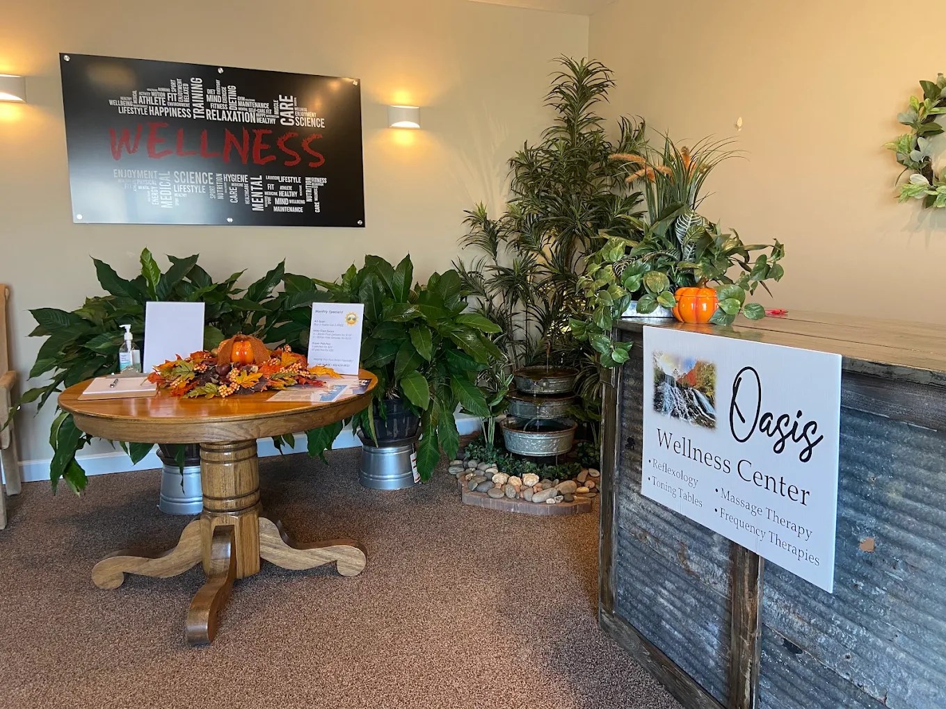 Inside Oasis Wellness Center in Lawrenceburg, Tennessee