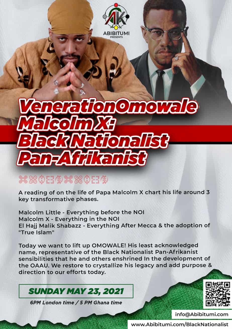 VIDEO RECORDING: Special Sunday Seminar 3: Veneration Of Baba Ọmọ́wálé  Malcolm X: Black Nationalist Pan-Afrikanist – Ɔbenfo Ọbádélé Bakari Kambon,  PhD |:| Official Website