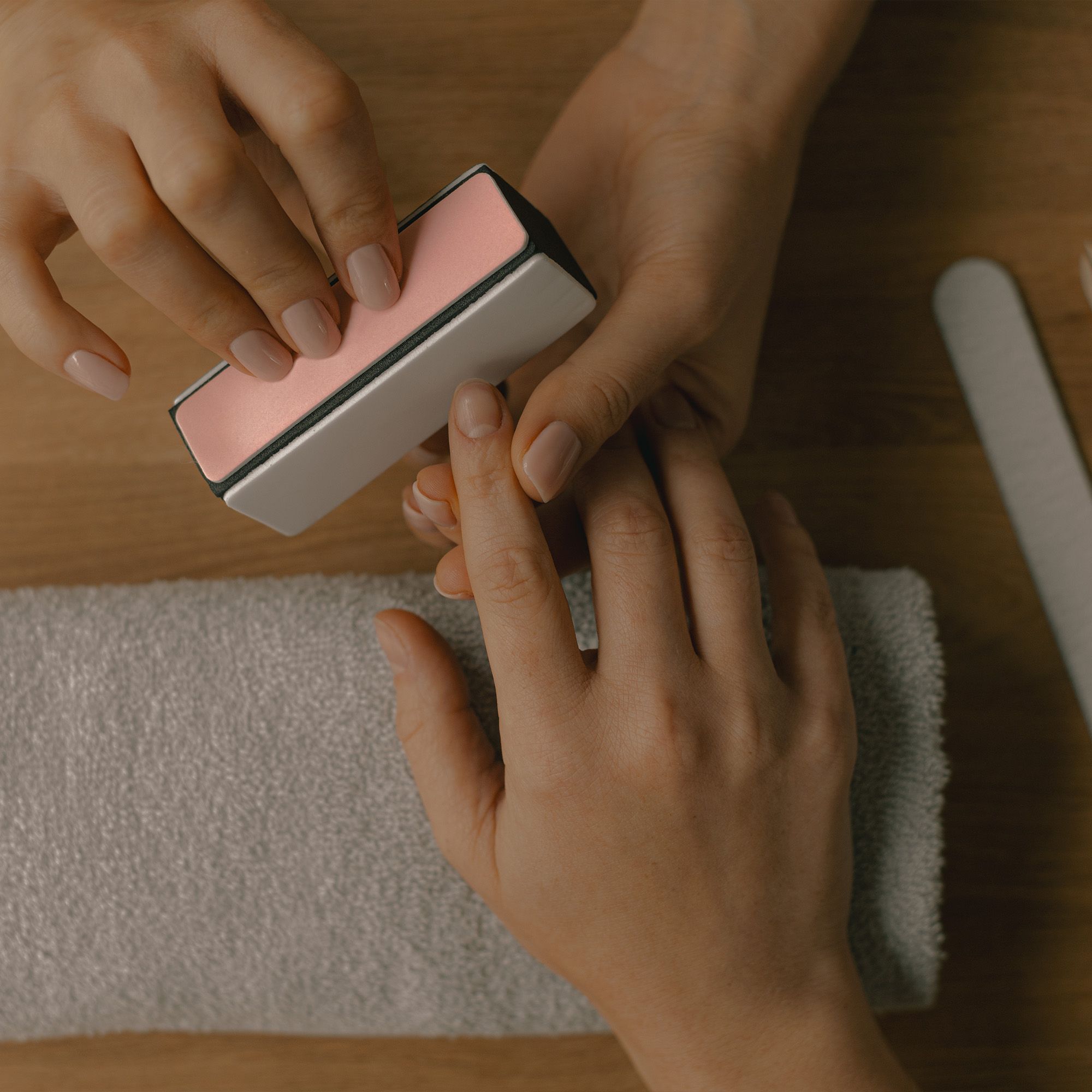 buffing nails