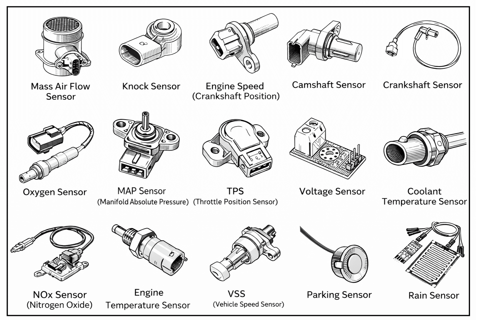 Car Sensors Explained What They Do And How To Diagnose Them OBD II Car Sensors 