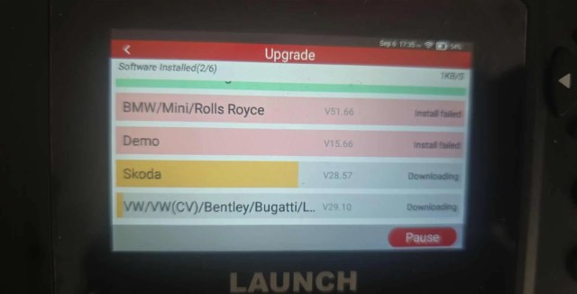 Package Install Failed