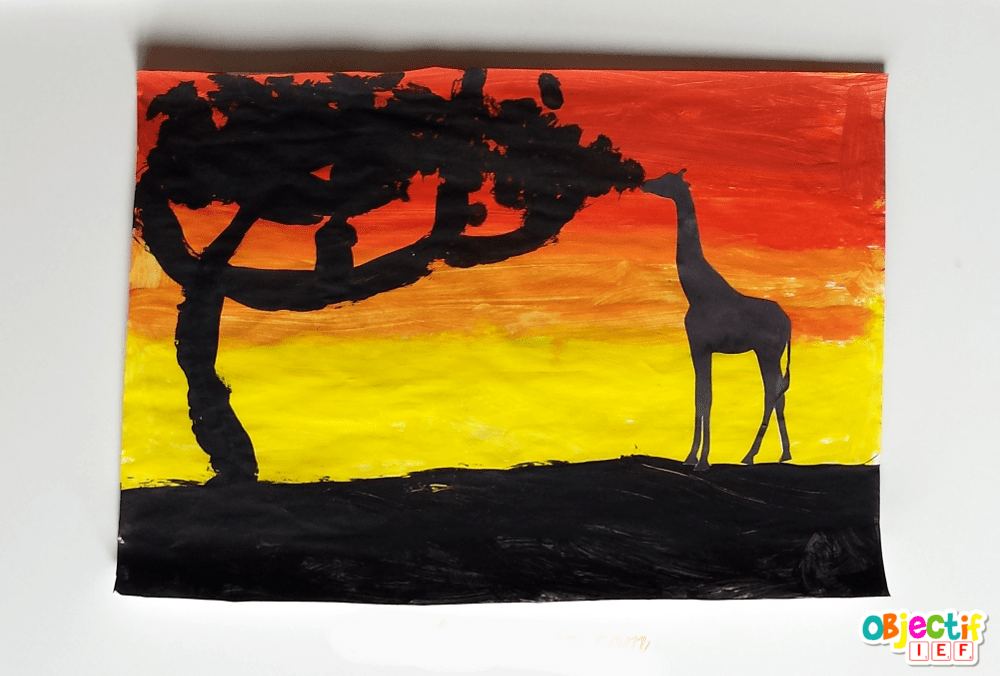 Safari D Afrique En Peinture Des 3 Ans Aje8 Objectif Ief