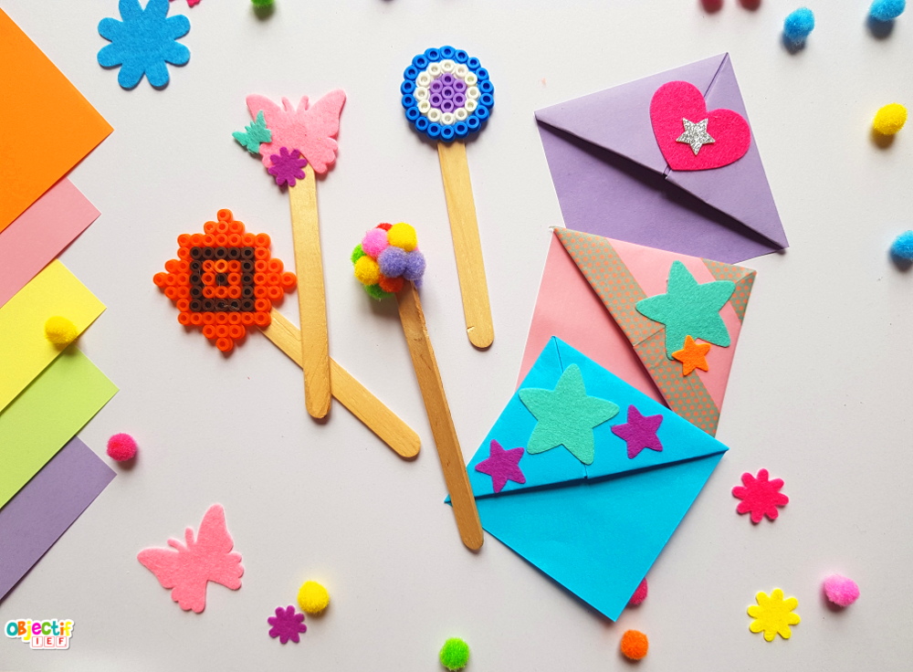 marques pages ramadan activité enfant Objectif IEF origami bâtonnets bois baton
