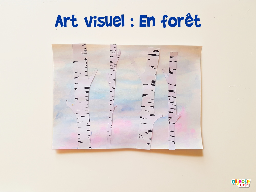 En forêt art visuel hiver objectif ief thème