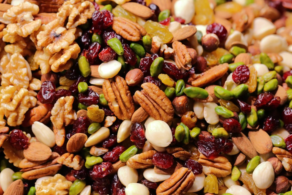 trail mix repas