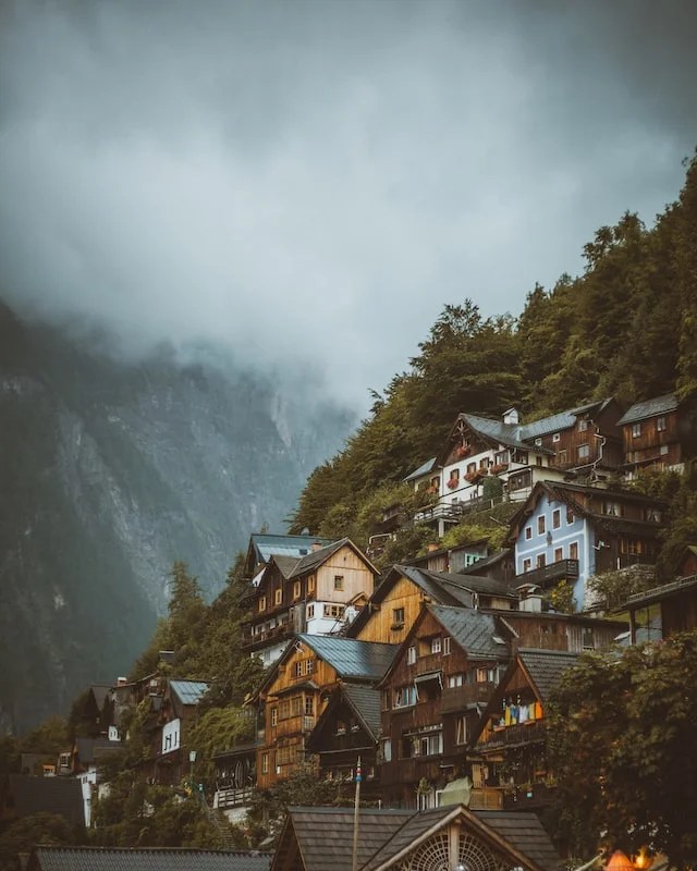 chalets dans la montagne