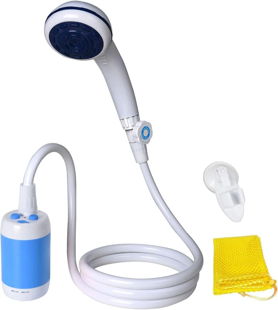 douche à batterie pour se laver en van