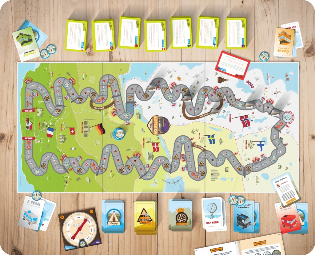 jeux de société van exploravan mission cap nord