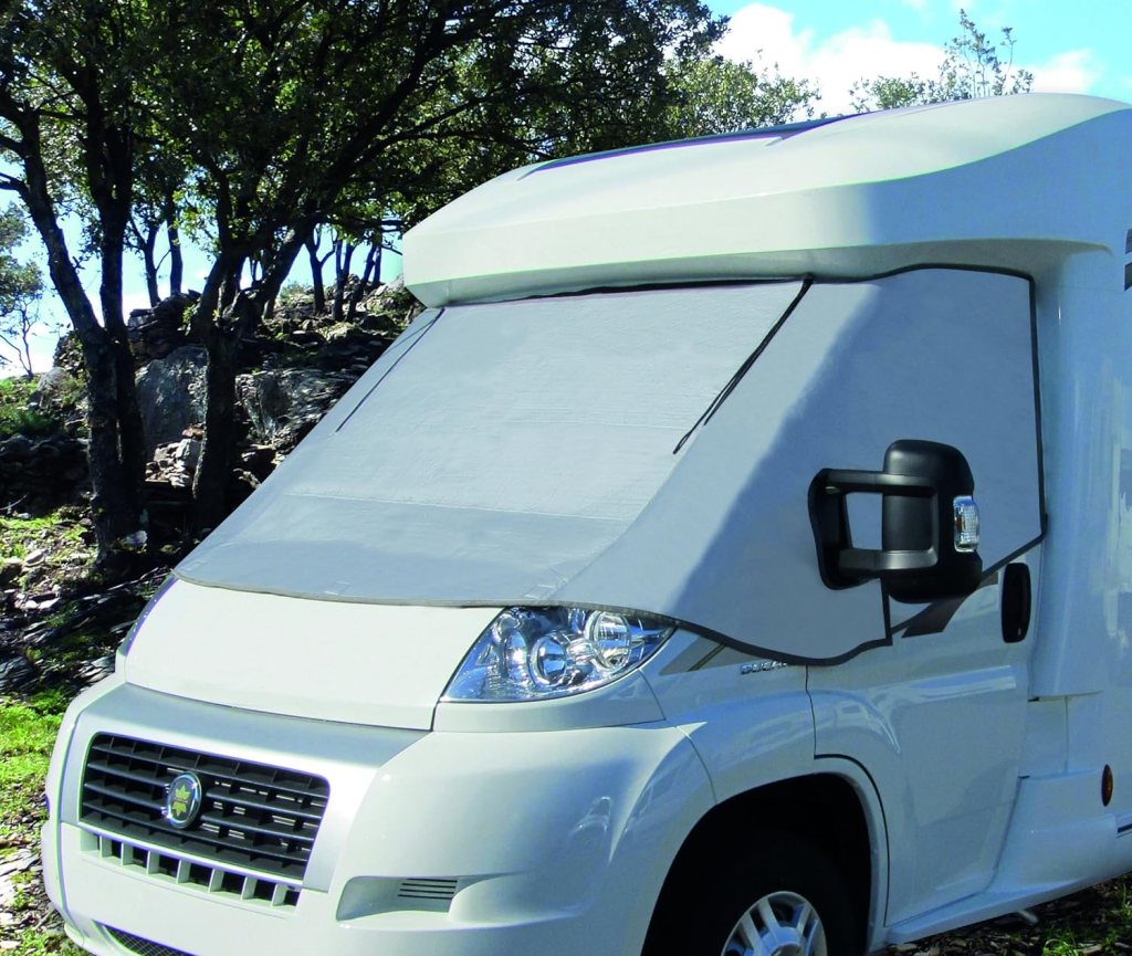 protège pare-brise pour camping-car pour limiter chaleur