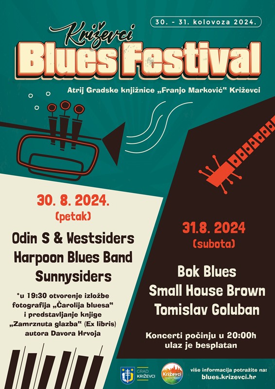 Križevci Blues Festival krajem kolovoza u Križevcima