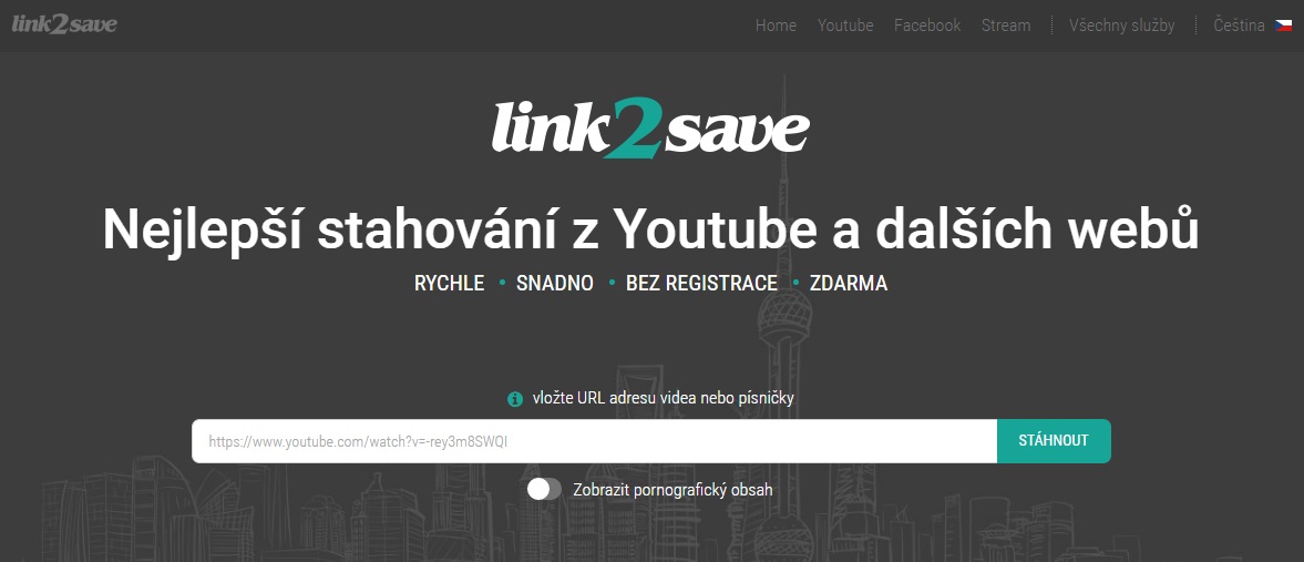 Online Nastroj Pro Stahovani Z Youtube Objevit Cz