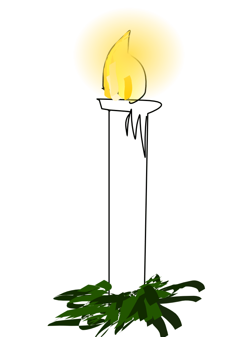 Obrázek, klipart Svíčka zdarma ke stažení v rozlišení 800x1131 px