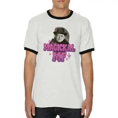 Aleister Crowley Magickal MF ringed vintage t-shirt 
