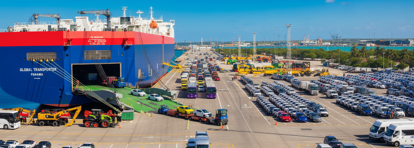 Ro-Ro vessel at Port of Djibouti