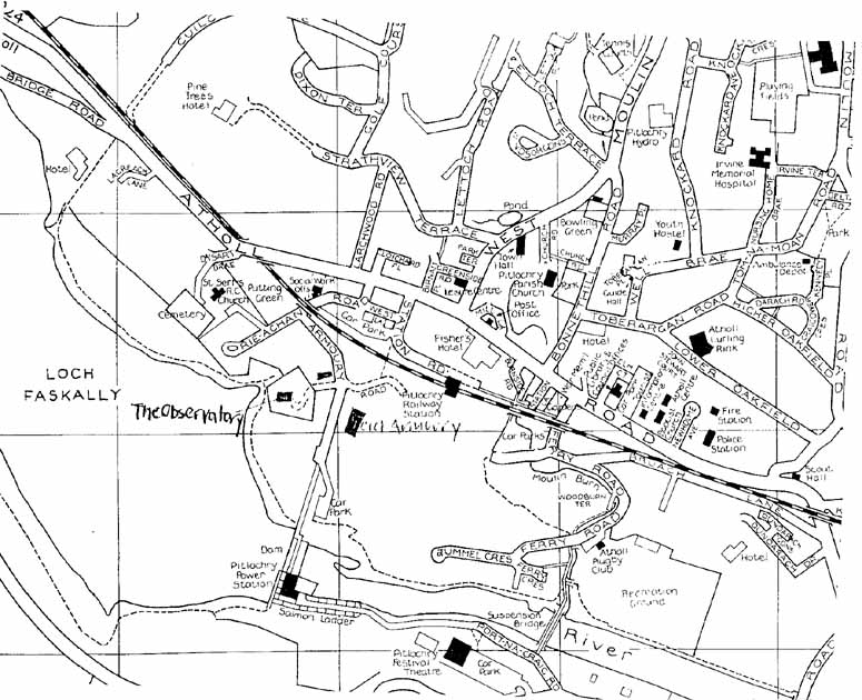 The Observatory Pitlochry Perthshire Scotland MAP3.