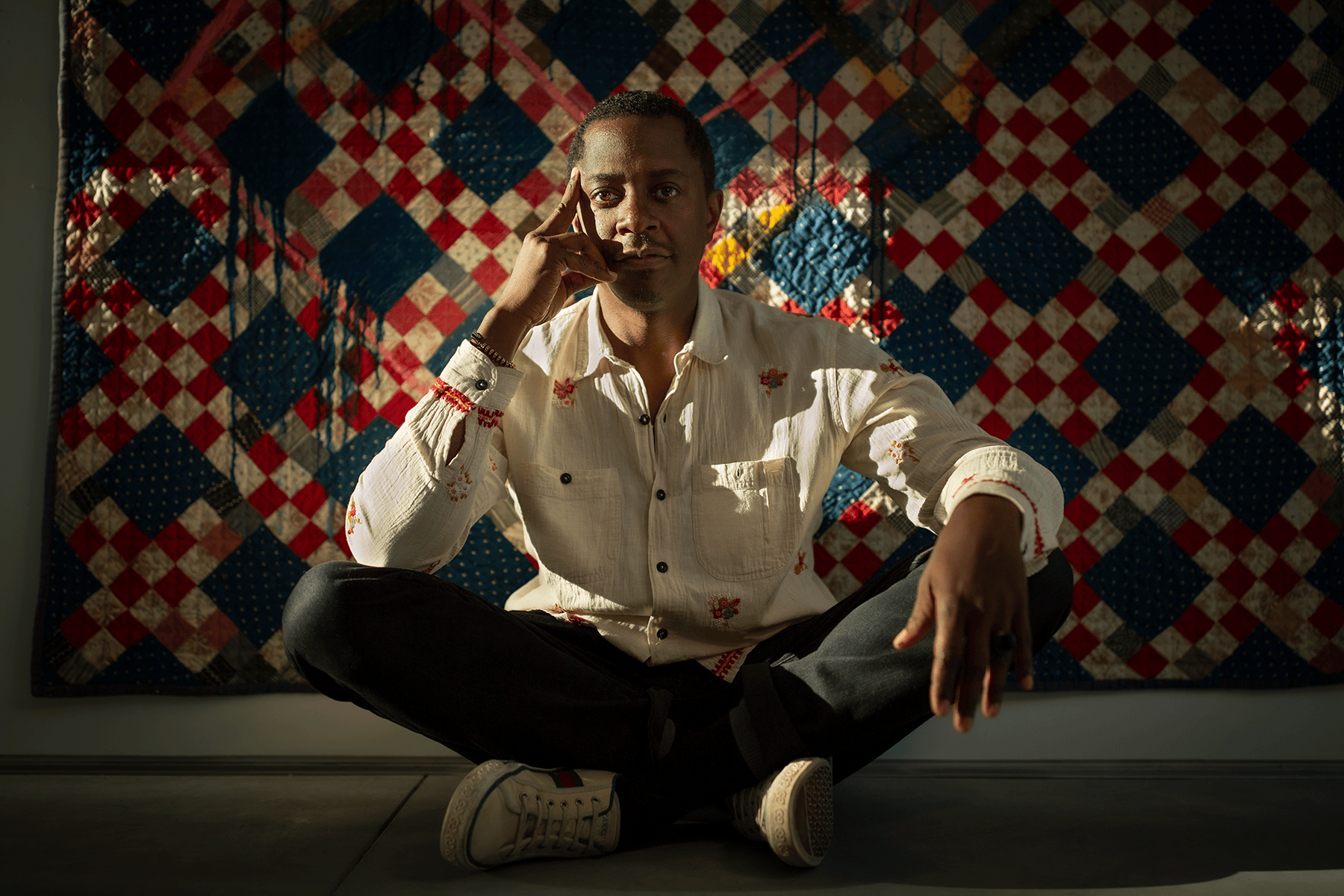 At Marianne Boesky, Sanford Biggers Rewrites the Rules of Material Storytelling