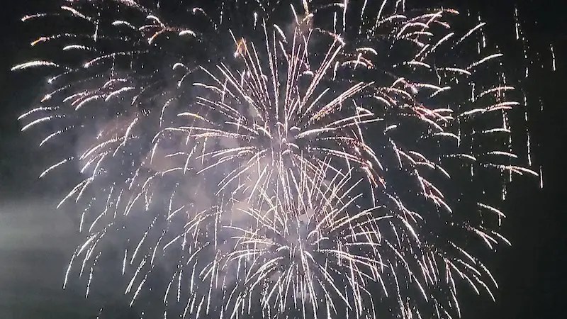 fireworks burst