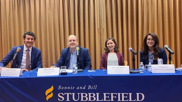 panelists on stage