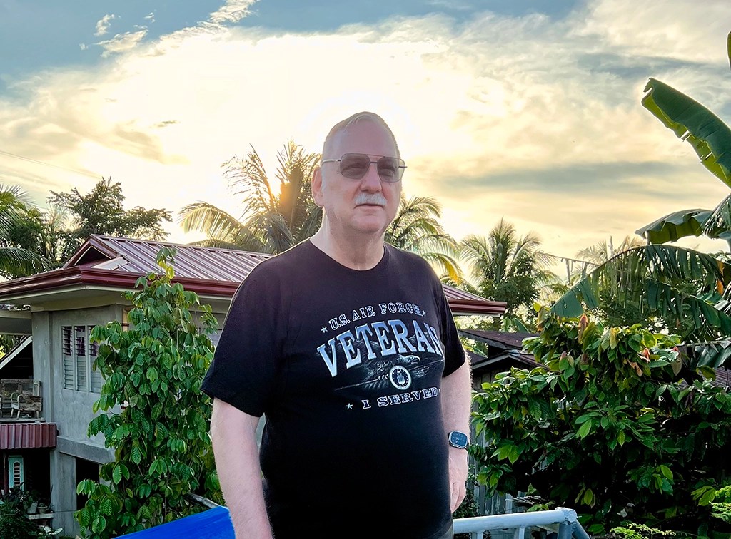 My personal picture standing on my patio in Mabinay