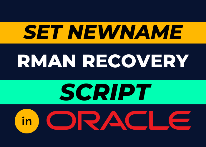 Set newname RMAN script