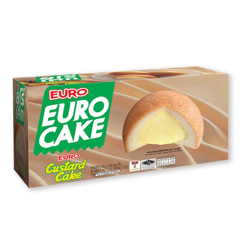 Review ขนมปัง ยูโร คัสตาร์ดเค้ก ขนม euro custard cake (ยูโร คัสตาร์ด เค้ก) กินมาเป็น 10 ปีแล้ว. สถานสงเคราะห์เด็กอ่อนรังสิต จังหวัดปทุมธานี