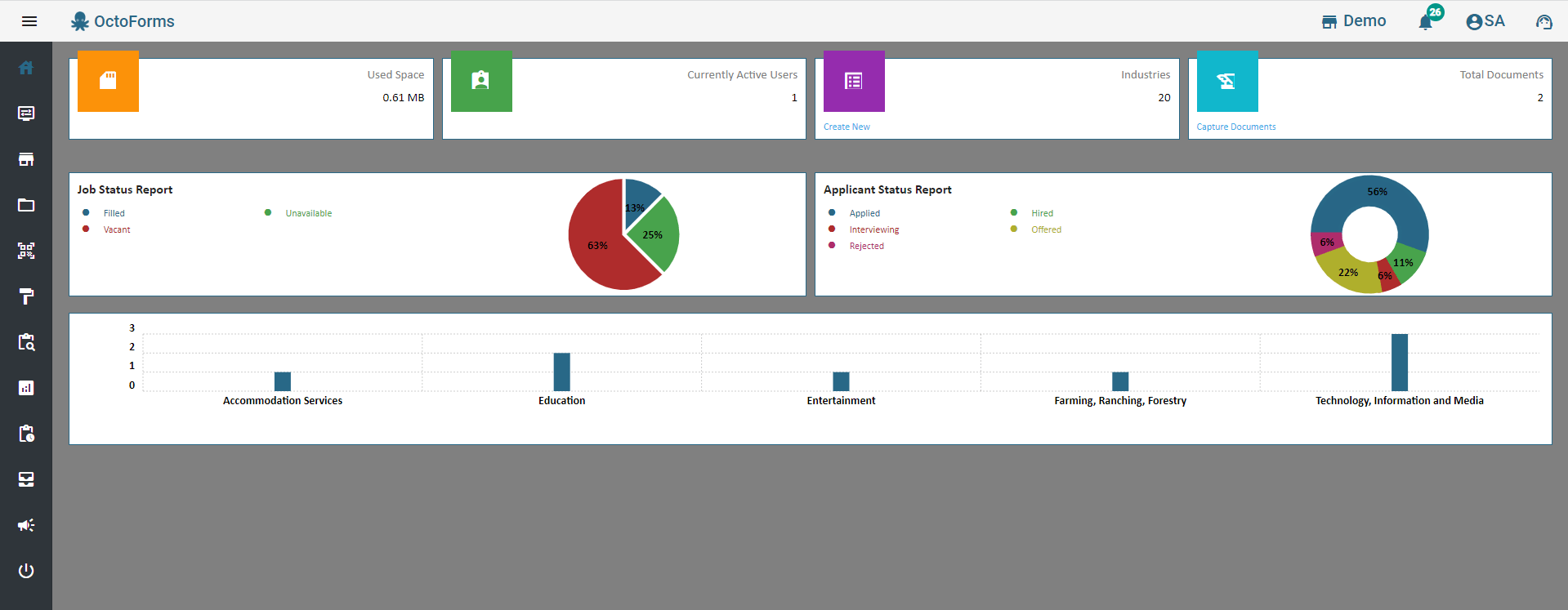 Application tracking system