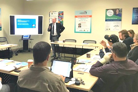 John Presenting