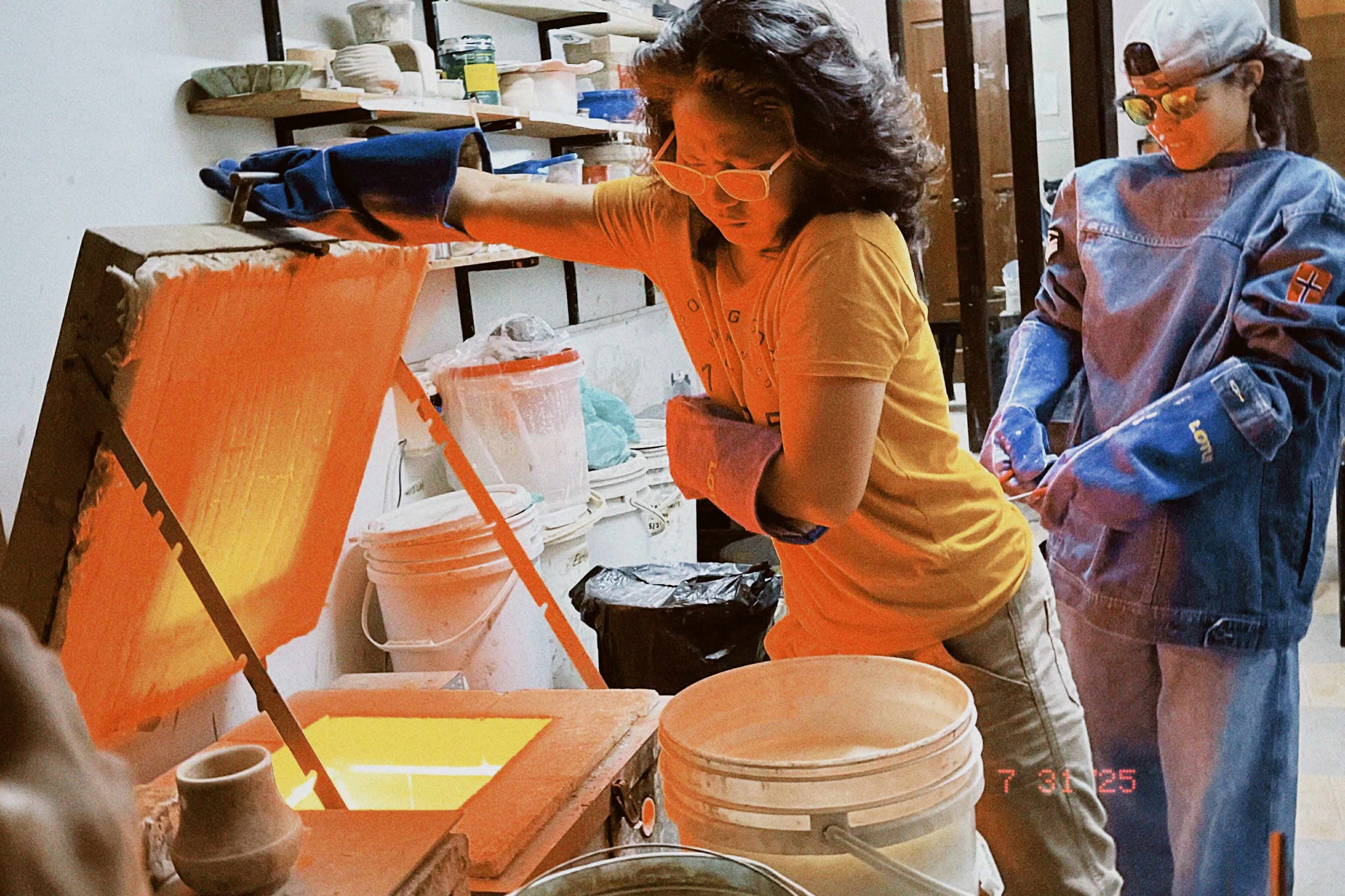 Kiln firing ceramics ph