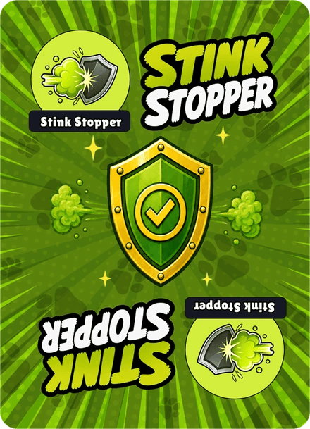 Stink Stopper card