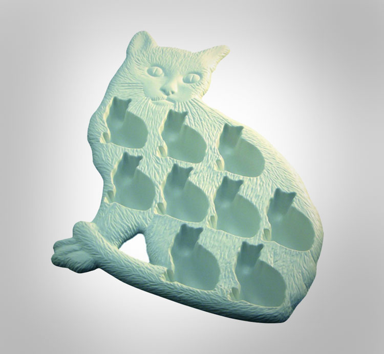 Toilet timer by katamco (classic), funny gifts for men, husband, dad, fathers day, birthday gag. Cat Shaped Ice Cubes