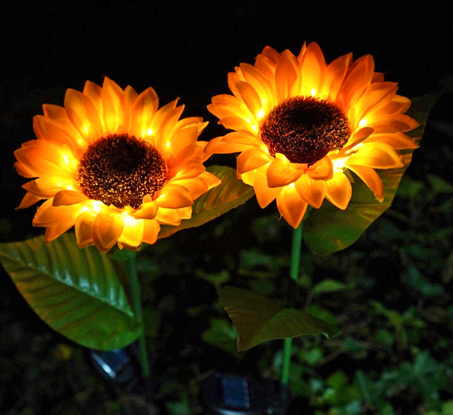 Running an underground cable from your house to the building is the most economical way to go. These Solar Powered Sunflower Lights Help Illuminate Your