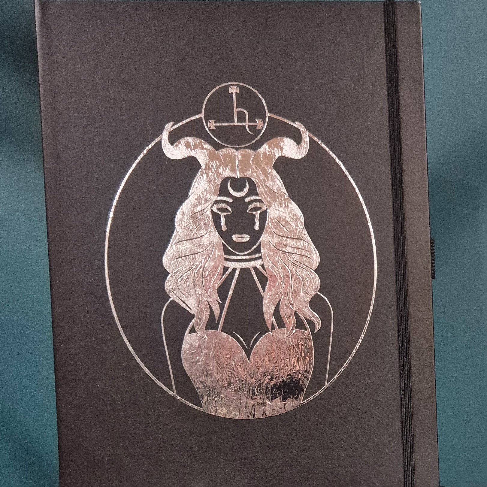Lilith, A4 Journal, Silver Foil