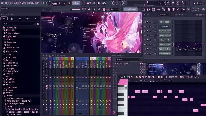 Modoka theme interface
