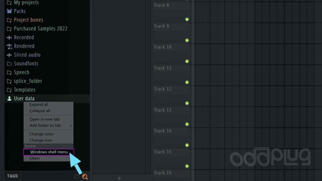 Accessing user data folder through FL Studio