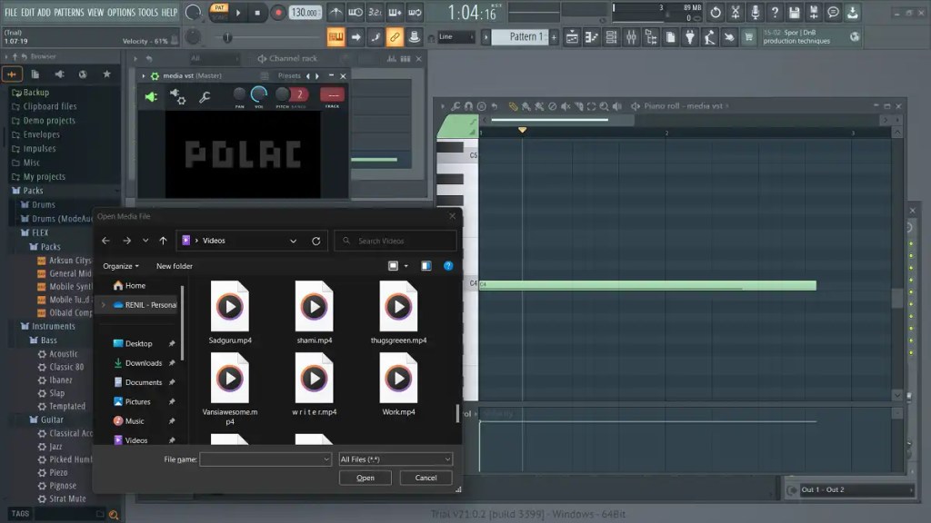 Working with the MediaVST plugin