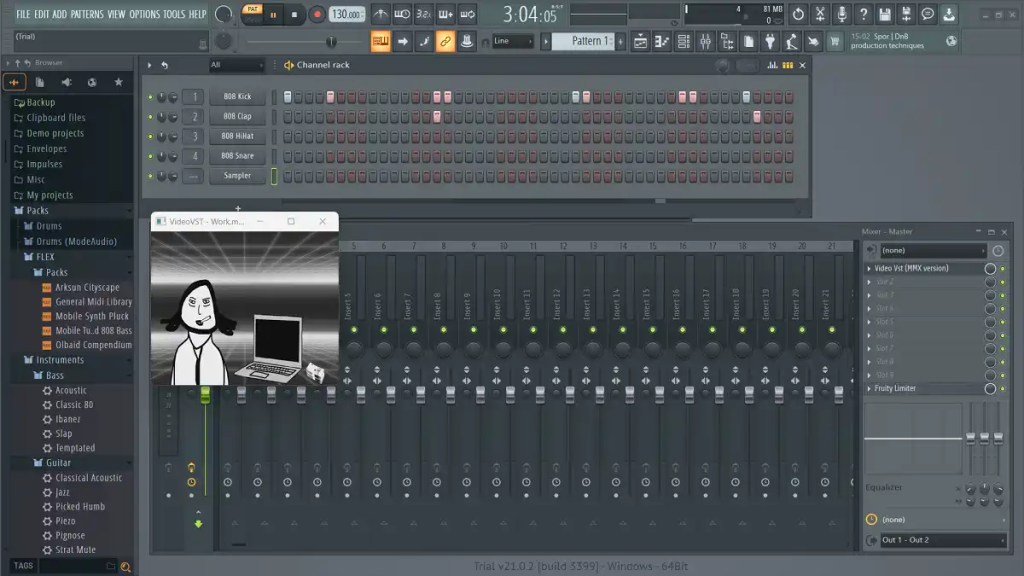 Working with VideoVST on FL Studio