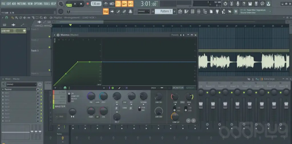Maximus plugin opened on FL Studio