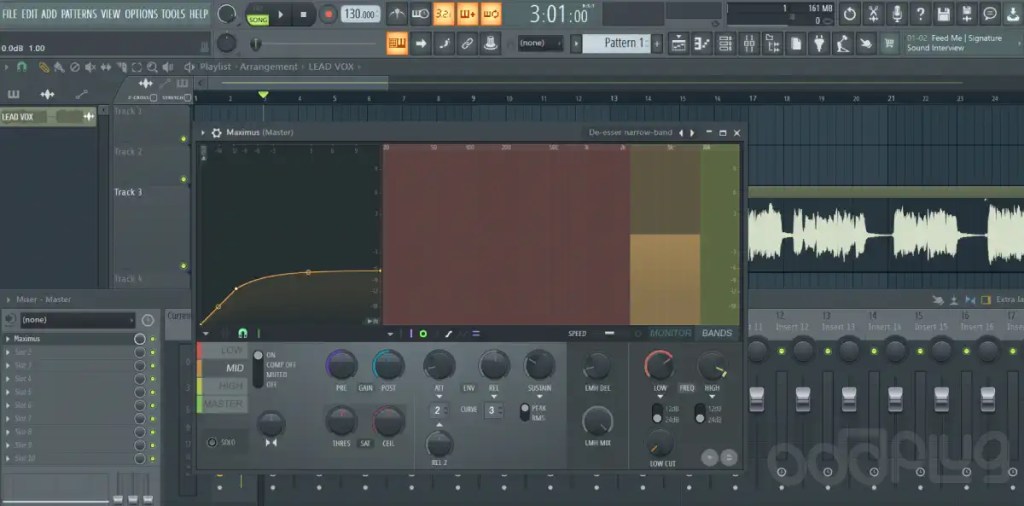 Multiband controls on Maximus