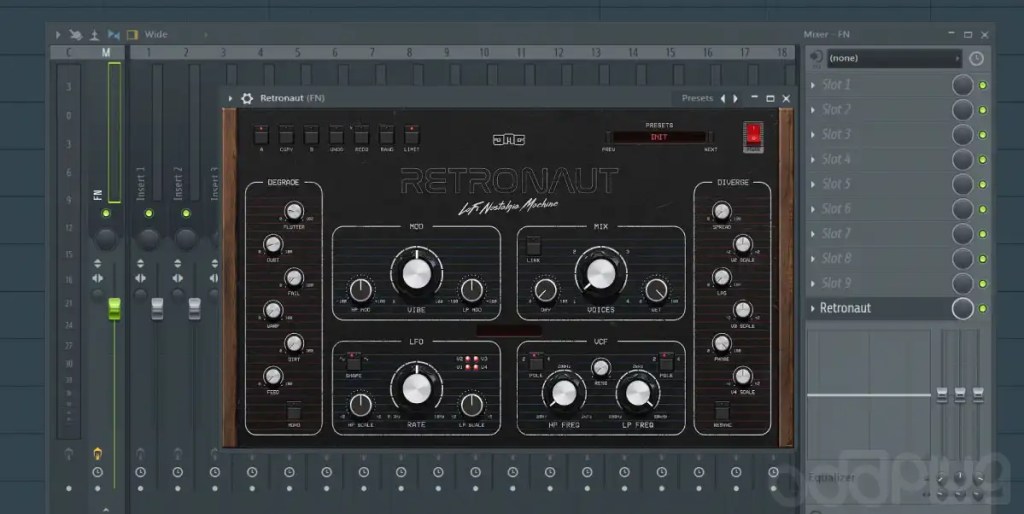 Working with Retronaut plugin on FL Studio