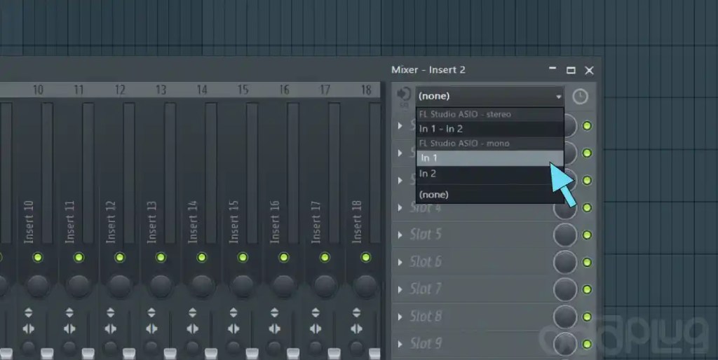 Audio input selection in FL Studio