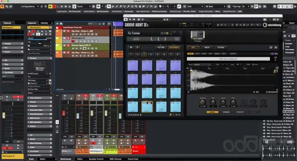 Cubase 13 user interface