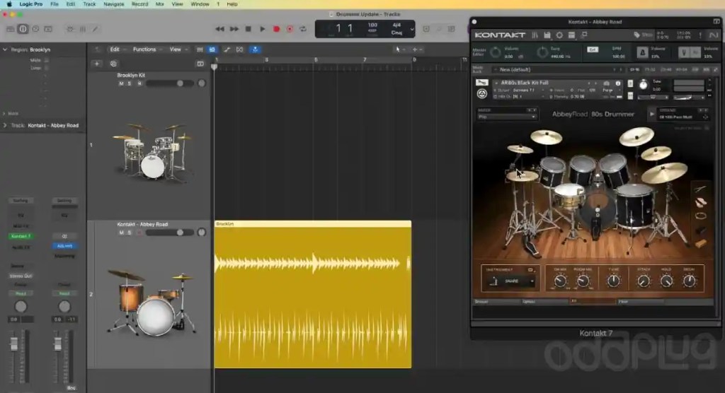 Logic Pro user interface