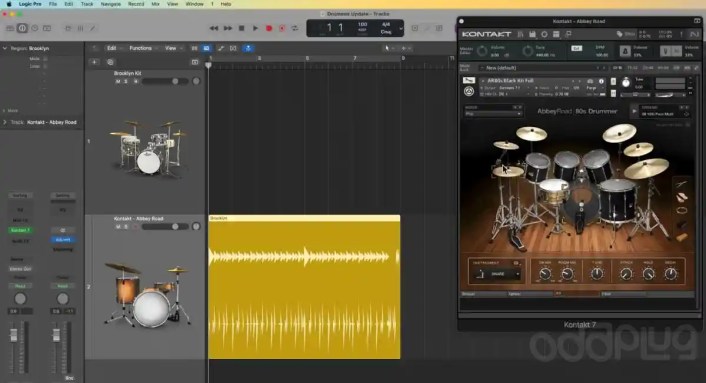 Logic Pro user interface