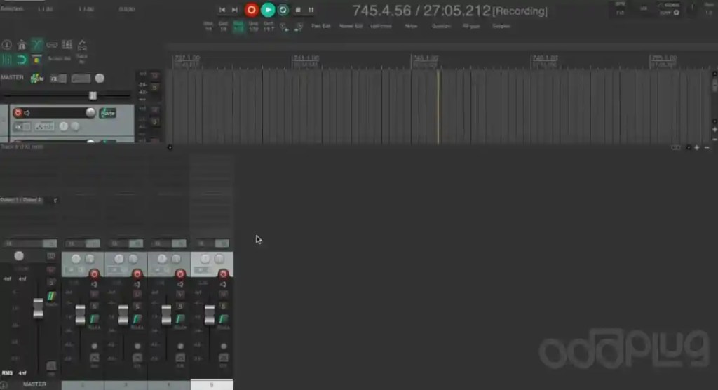 Reaper user interface